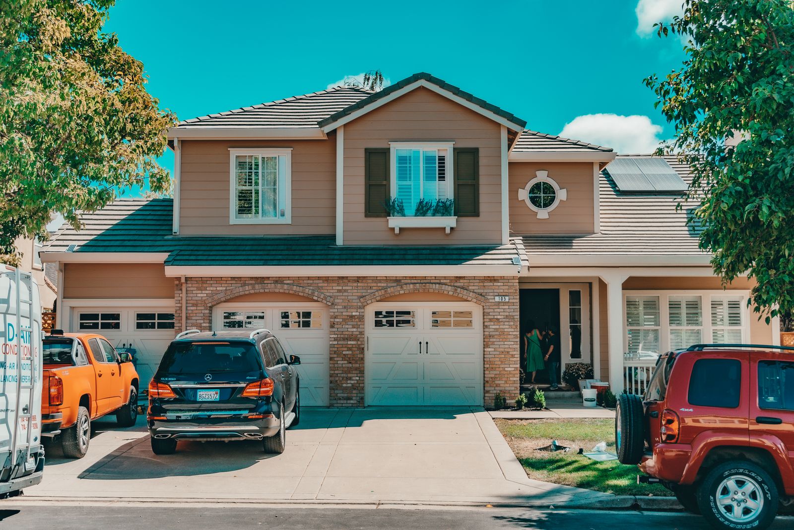 Home financed with a fha and va loans